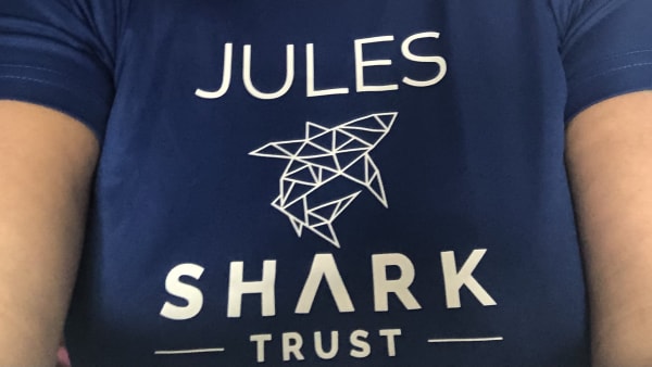 Jules is running for sharks